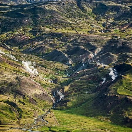 Reykjadalur Guesthouse Hveragerdi Ngoại thất bức ảnh